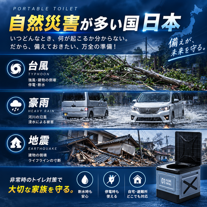 FoldAway™ 緊急時簡易トイレ